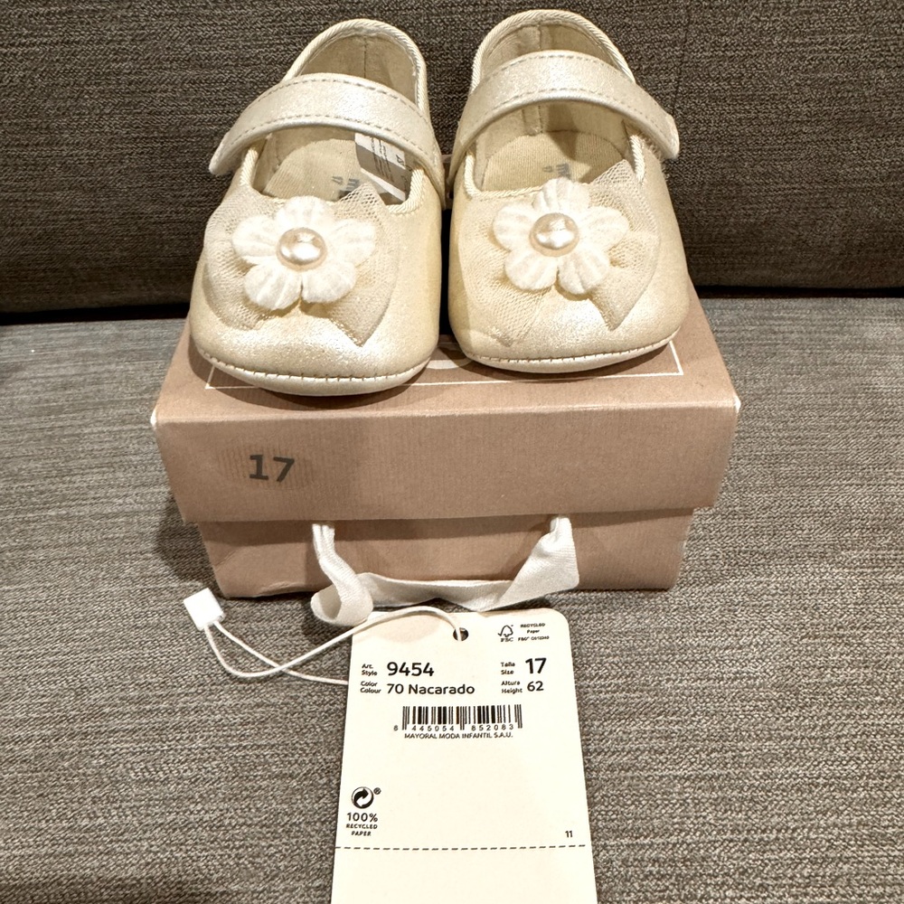 Mayoral, infant girl dress shoes